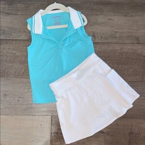 Tommy Bahama Sleeveless Top and White Skort Set